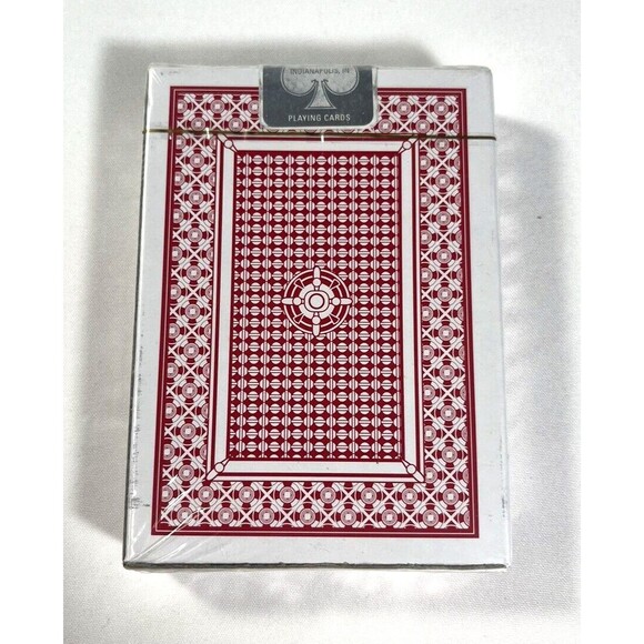 Vintage Raven Poker Size Jumbo Index Playing Cards Deck Red/White Sealed - Picture 8 of 8